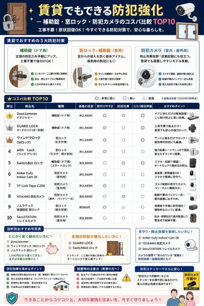 賃貸向け防犯対策ガイド