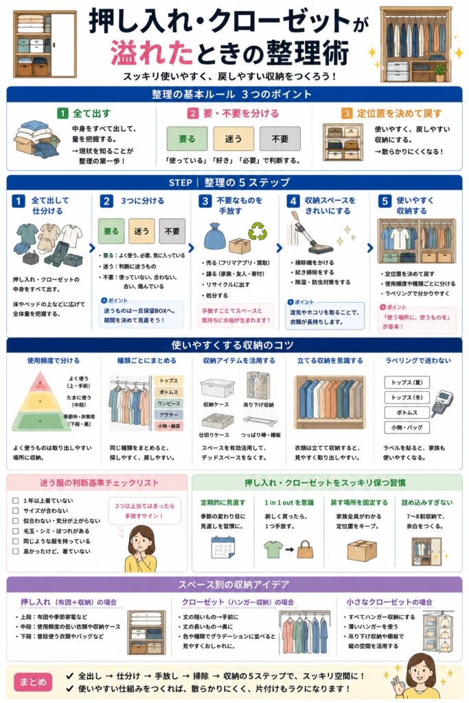 クローゼット整理ガイド